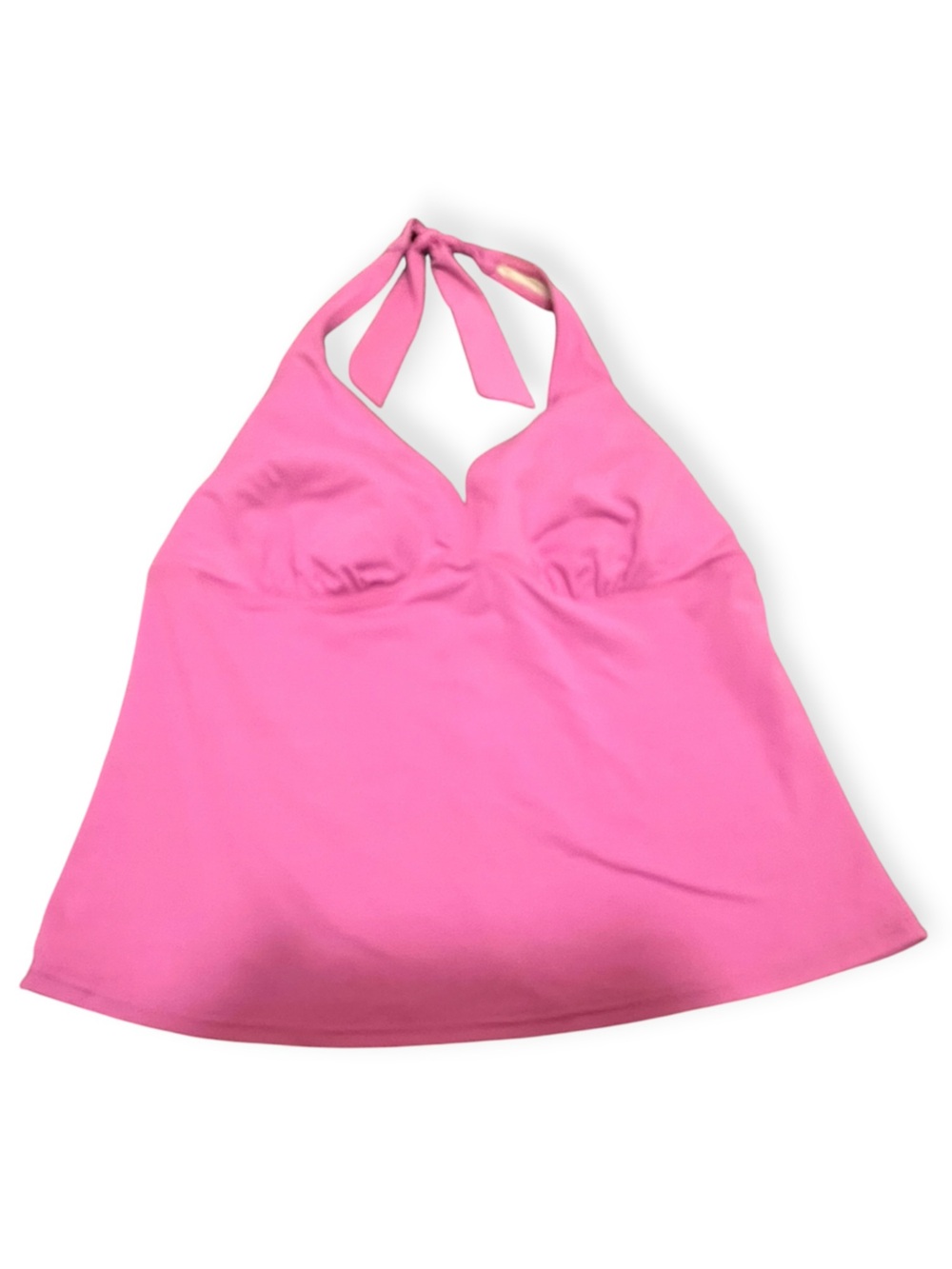 Lands' End Halter Neck Tankini Top Pink Size 12